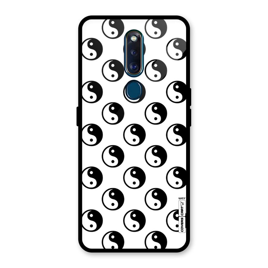 Peace Balls Glass Back Case for Oppo F11 Pro