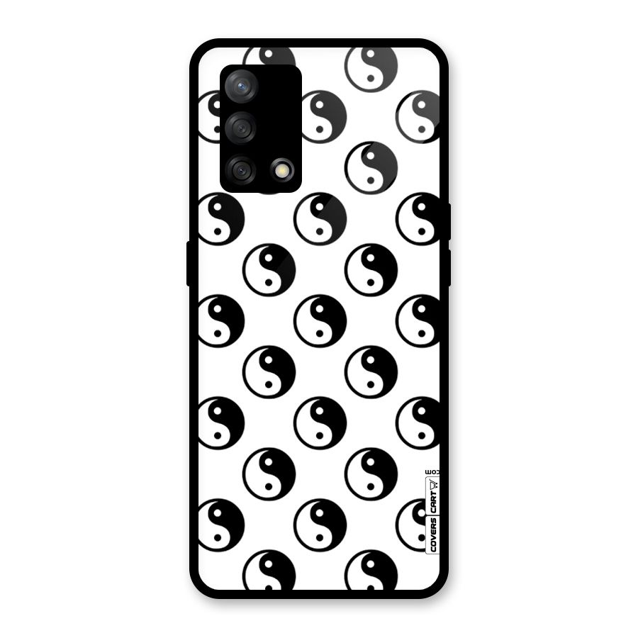 Peace Balls Glass Back Case for Oppo F19