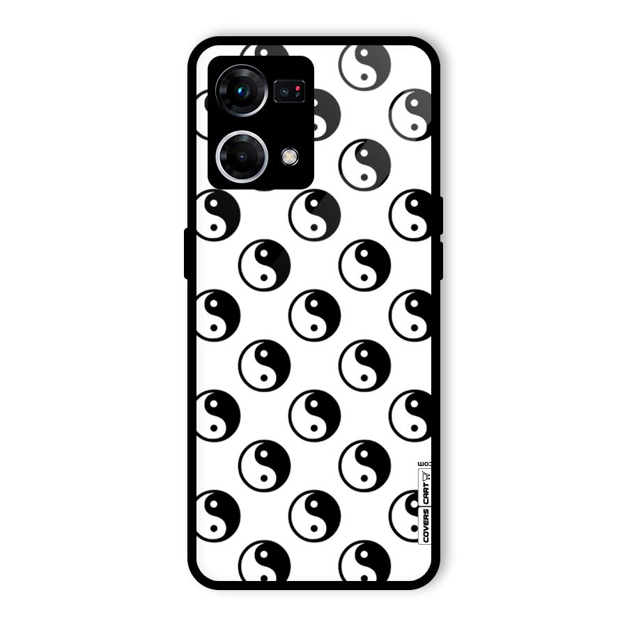 Peace Balls Glass Back Case for Oppo F21 Pro 5G