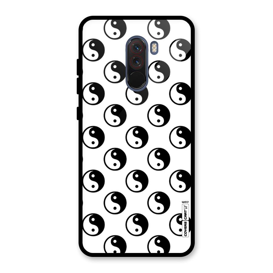 Peace Balls Glass Back Case for Poco F1