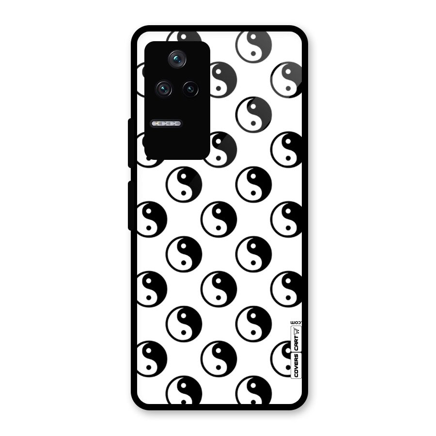 Peace Balls Glass Back Case for Poco F4 5G