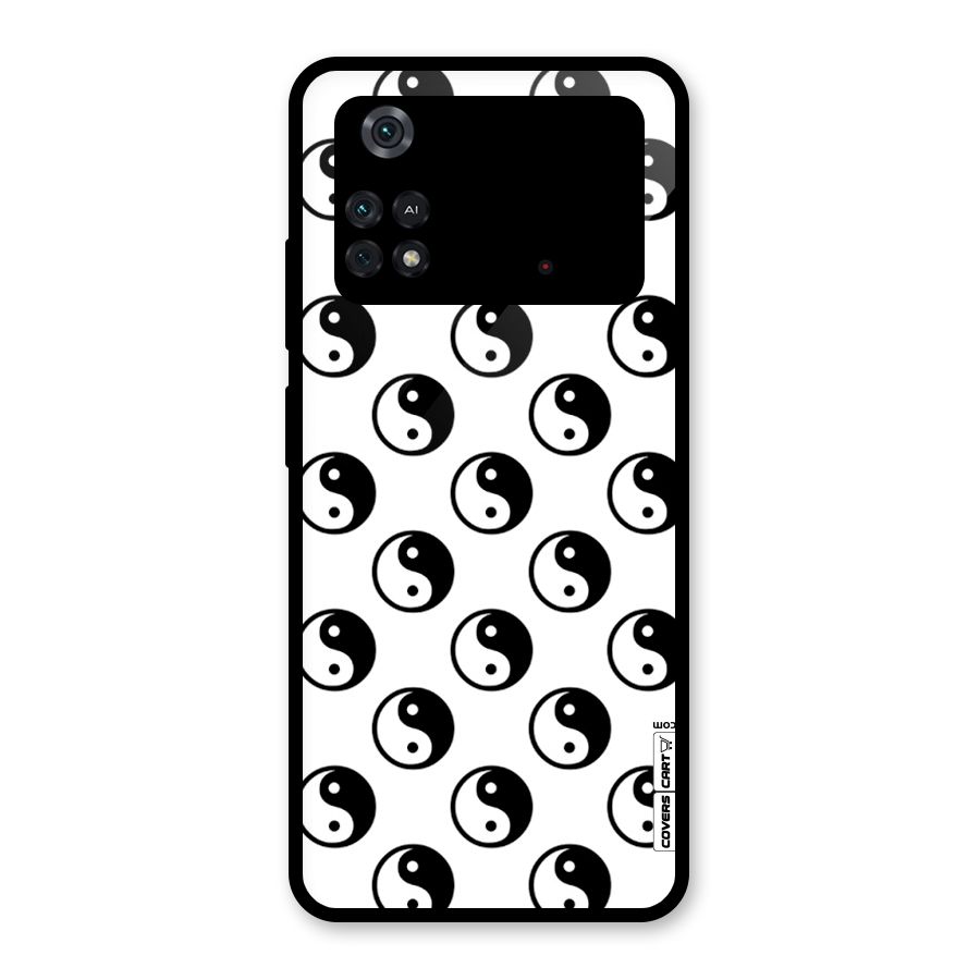 Peace Balls Glass Back Case for Poco M4 Pro 4G
