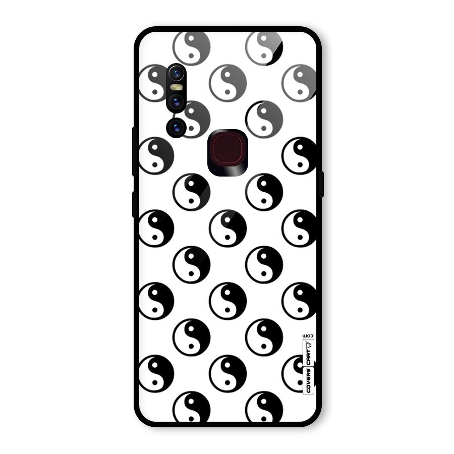 Peace Balls Glass Back Case for Vivo V15