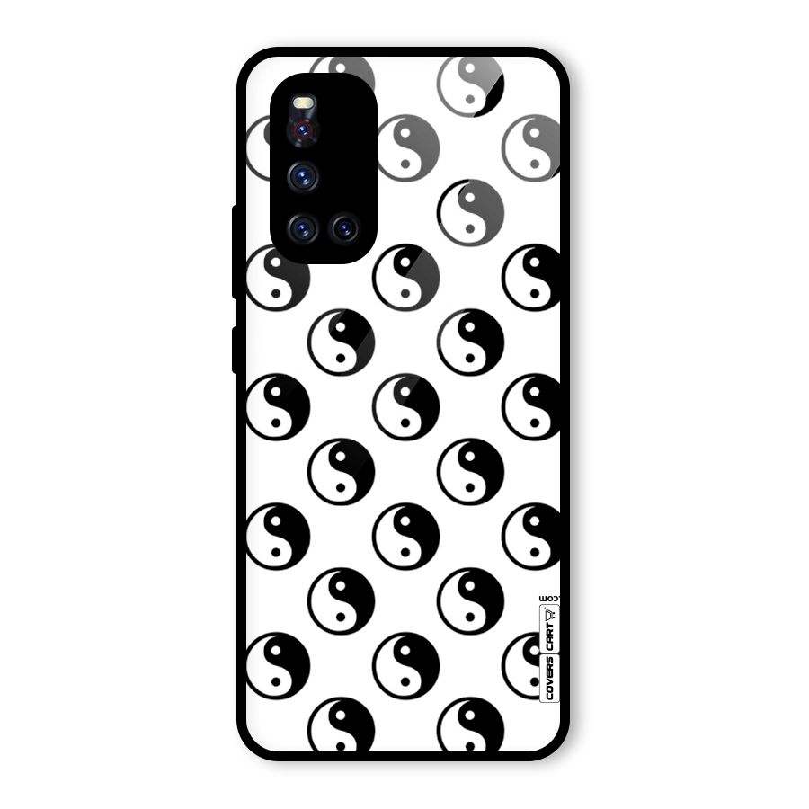 Peace Balls Glass Back Case for Vivo V19