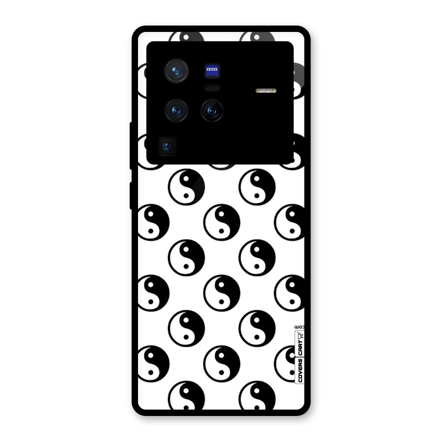 Peace Balls Glass Back Case for Vivo X80 Pro
