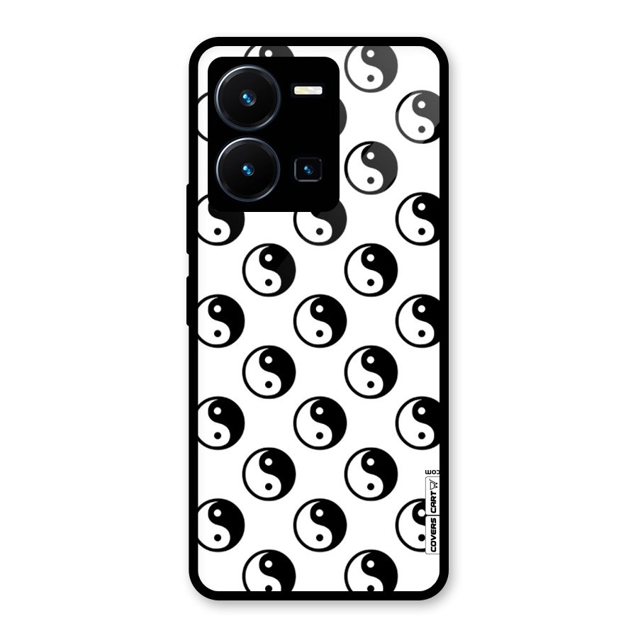 Peace Balls Glass Back Case for Vivo Y35