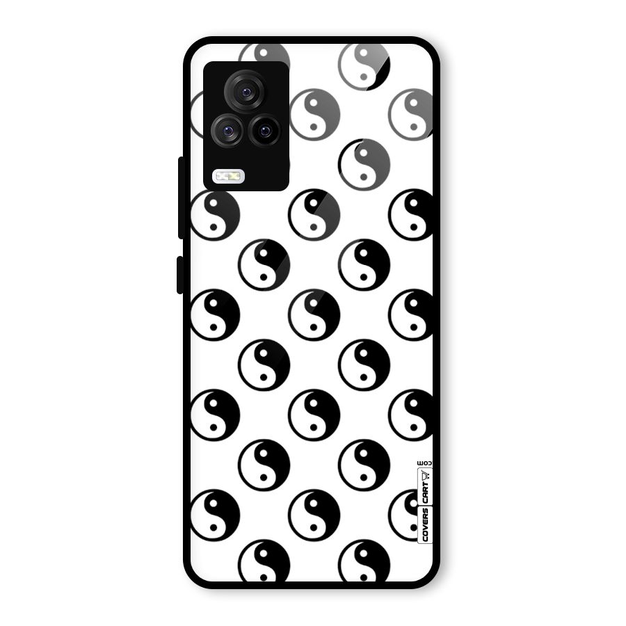 Peace Balls Glass Back Case for Vivo iQOO 7 Legend 5G