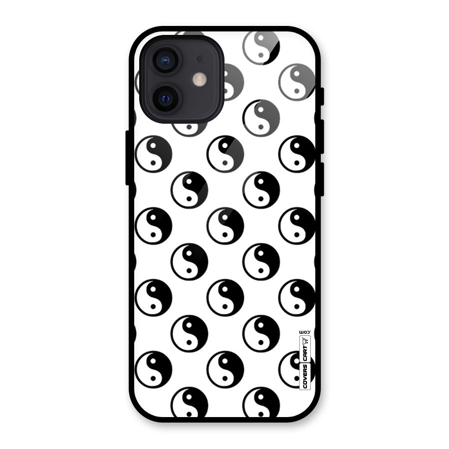 Peace Balls Glass Back Case for iPhone 12
