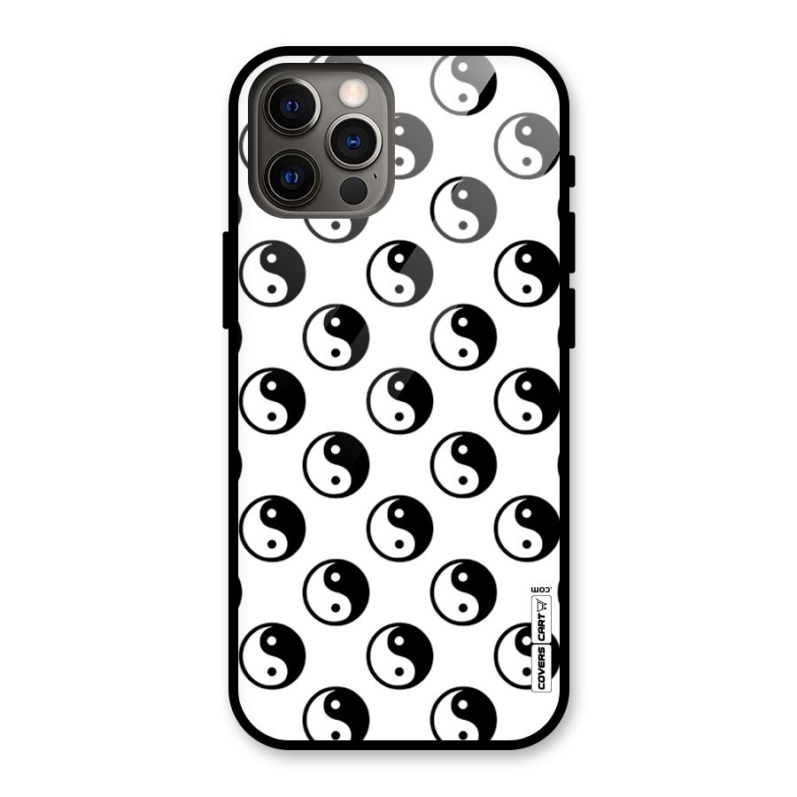 Peace Balls Glass Back Case for iPhone 12 Pro