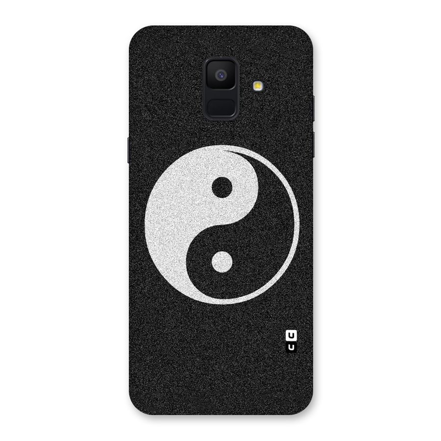 Peace Disorted Back Case for Galaxy A6 (2018)