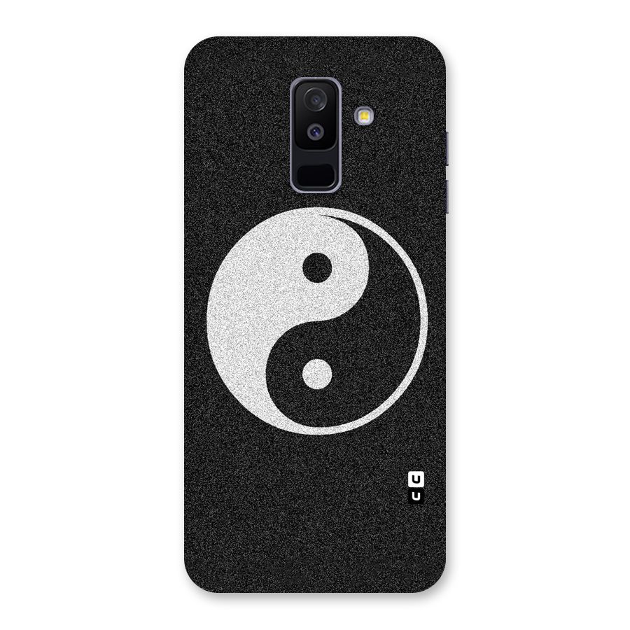 Peace Disorted Back Case for Galaxy A6 Plus