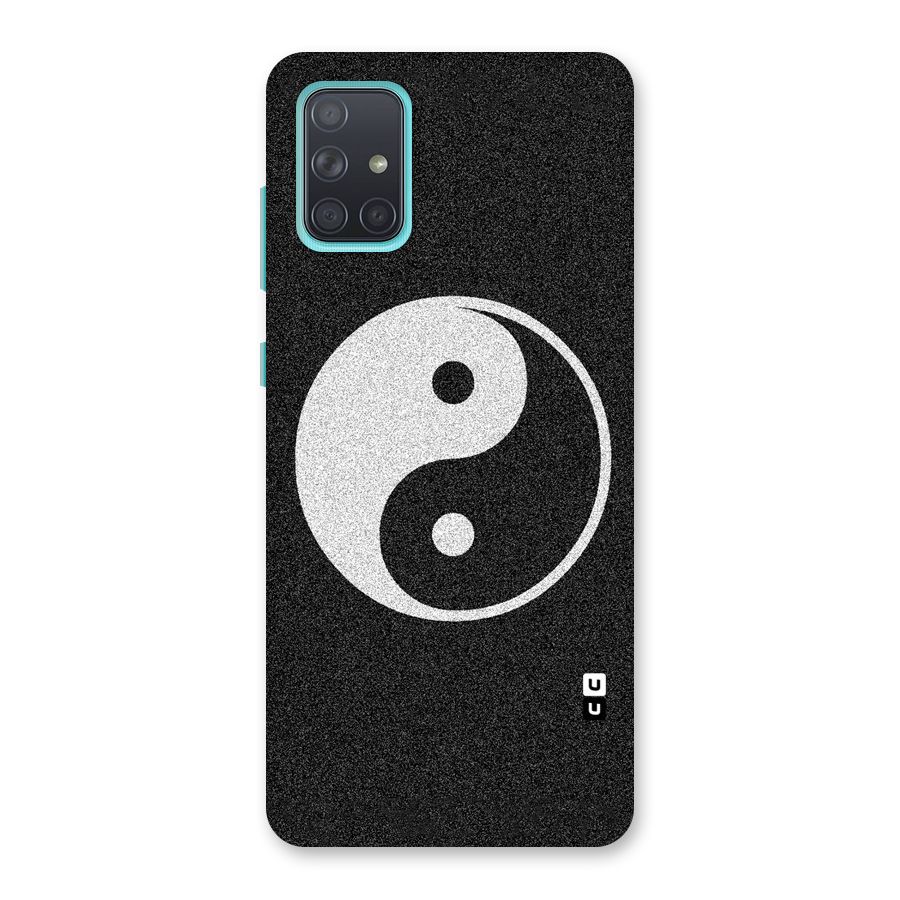 Peace Disorted Back Case for Galaxy A71
