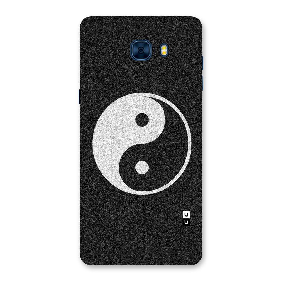 Peace Disorted Back Case for Galaxy C7 Pro