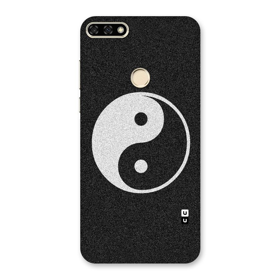 Peace Disorted Back Case for Honor 7A
