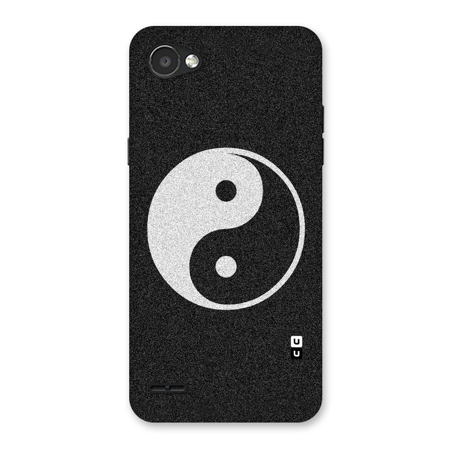 Peace Disorted Back Case for LG Q6