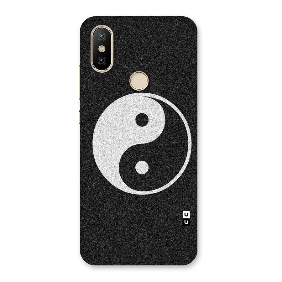 Peace Disorted Back Case for Mi A2