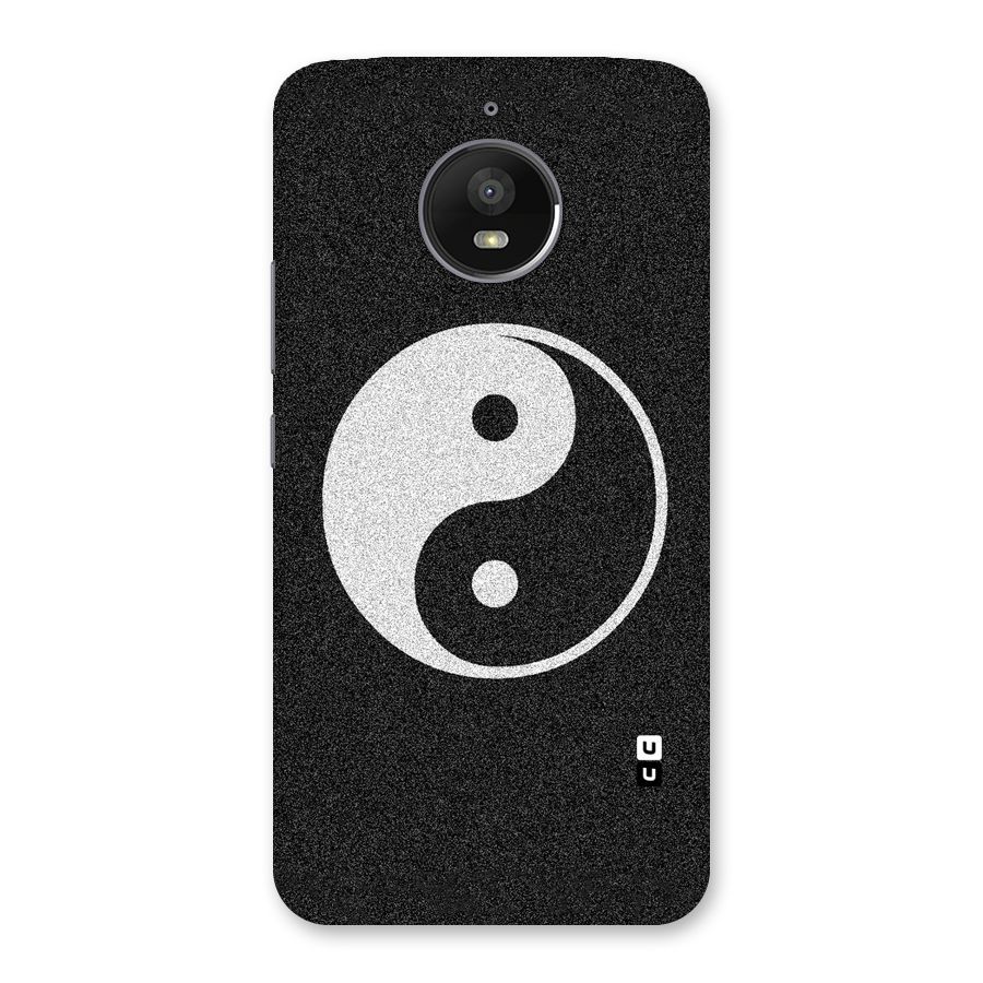Peace Disorted Back Case for Moto E4 Plus