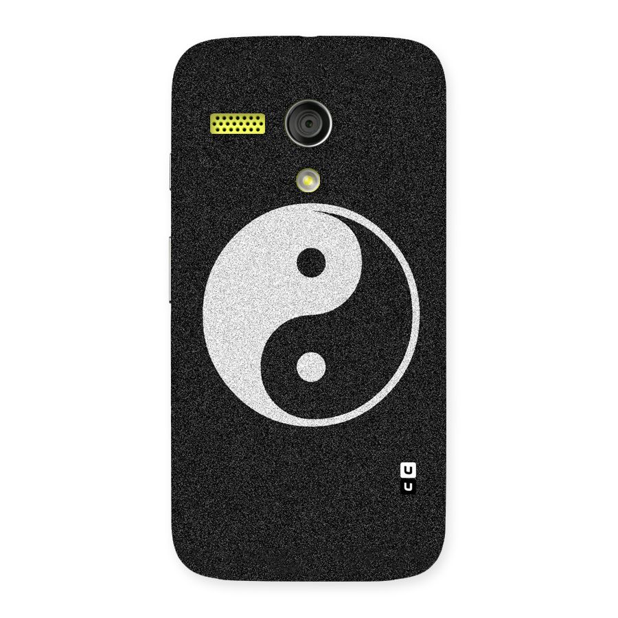 Peace Disorted Back Case for Moto G