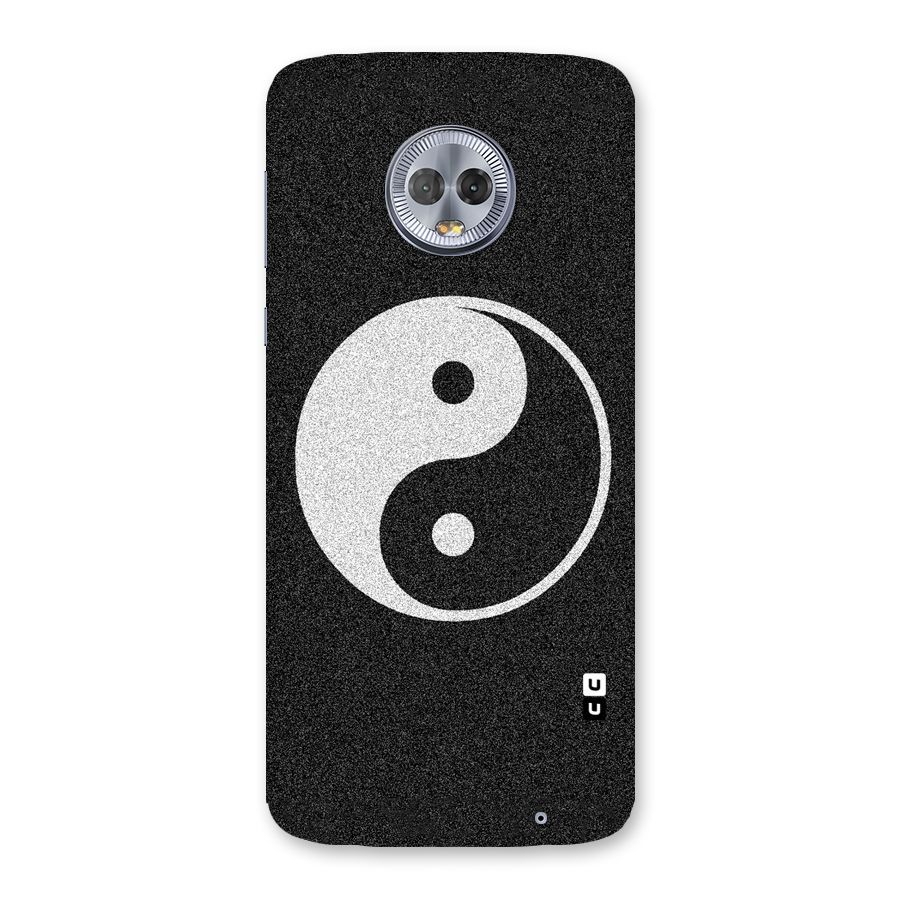 Peace Disorted Back Case for Moto G6 Plus