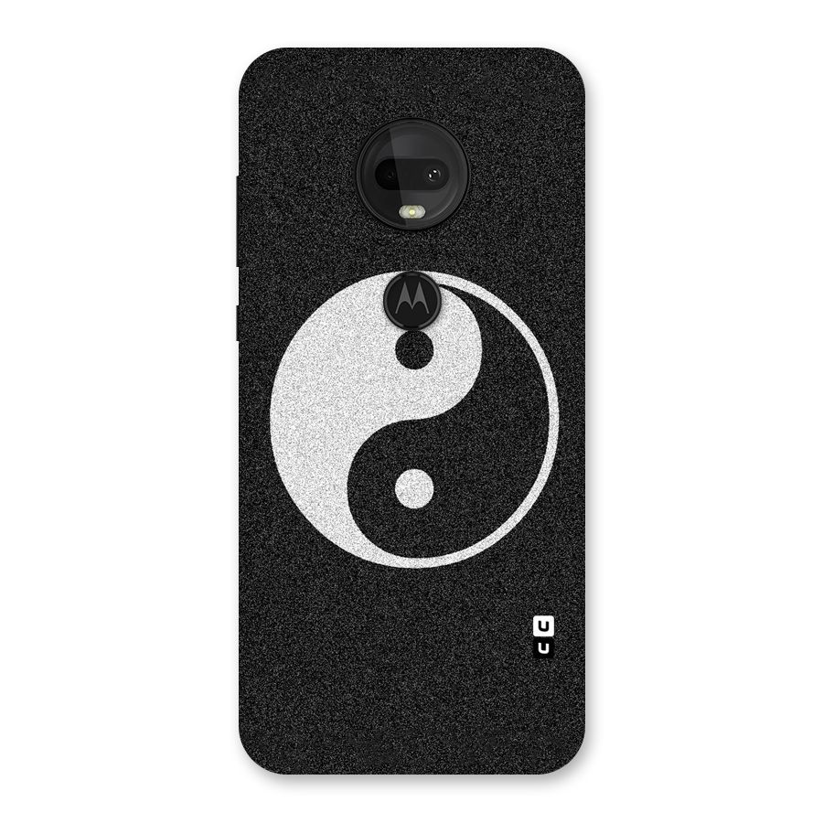 Peace Disorted Back Case for Moto G7