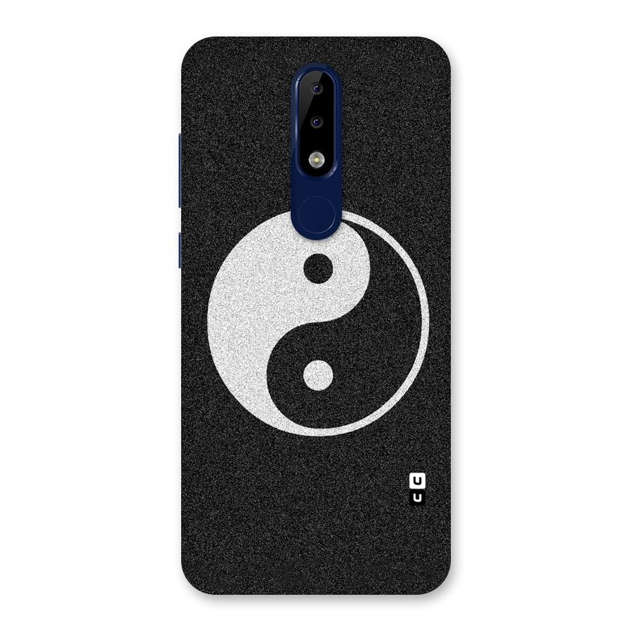 Peace Disorted Back Case for Nokia 5.1 Plus