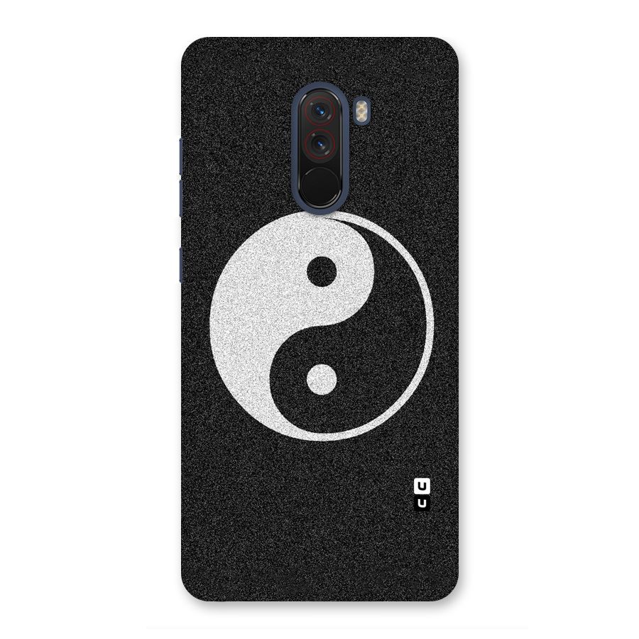 Peace Disorted Back Case for Poco F1