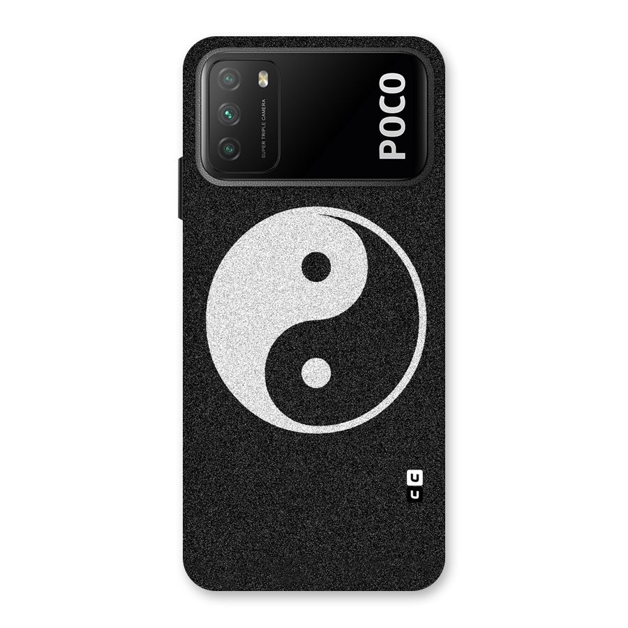 Peace Disorted Back Case for Poco M3