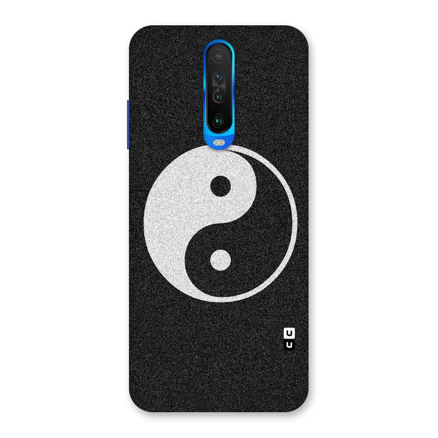 Peace Disorted Back Case for Poco X2