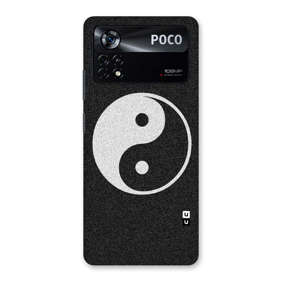 Peace Disorted Back Case for Poco X4 Pro 5G