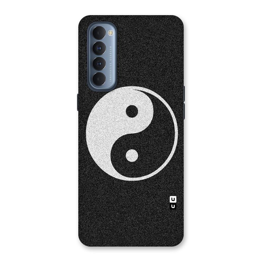 Peace Disorted Back Case for Reno4 Pro