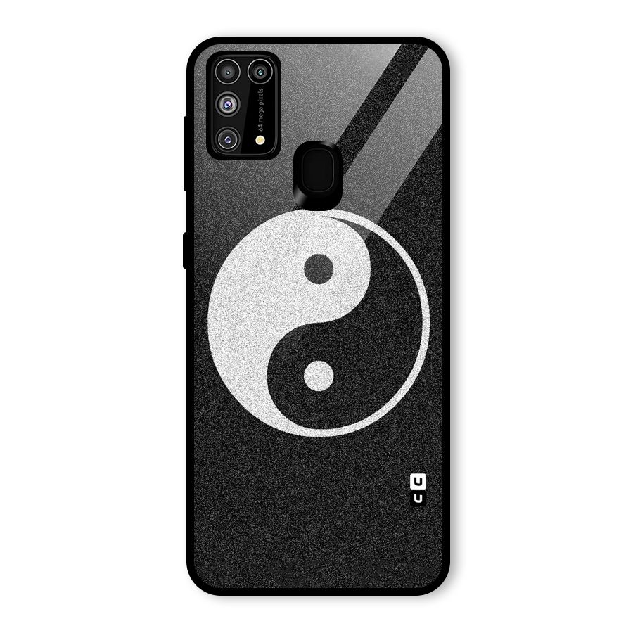 Peace Disorted Glass Back Case for Galaxy F41