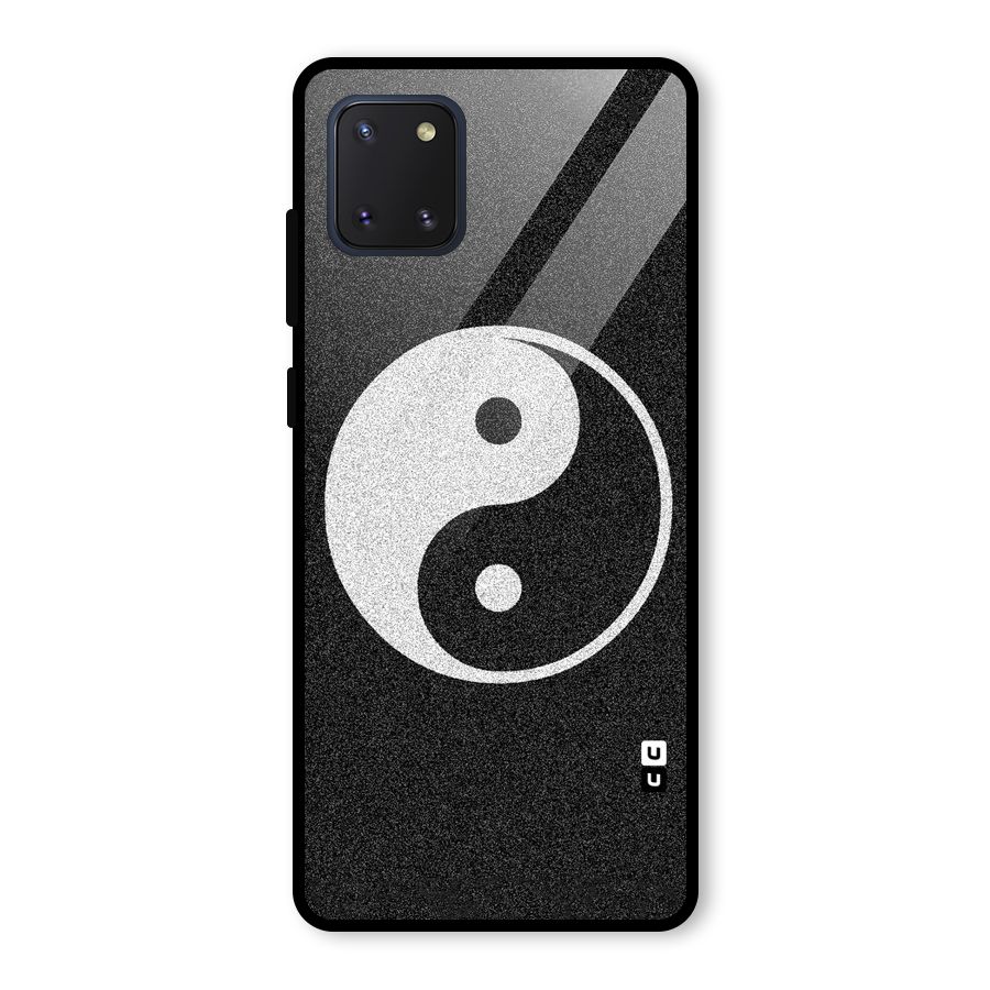 Peace Disorted Glass Back Case for Galaxy Note 10 Lite
