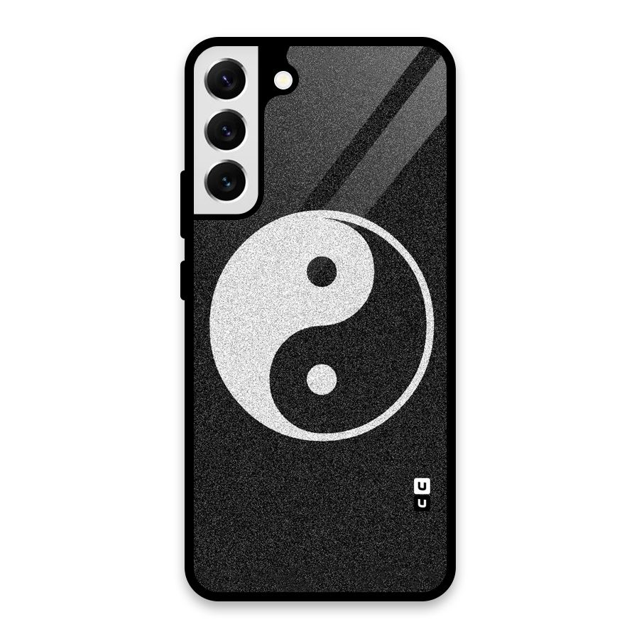 Peace Disorted Glass Back Case for Galaxy S22 Plus 5G