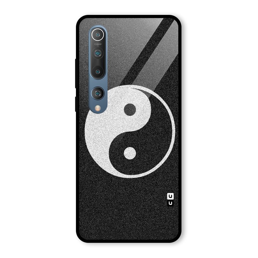Peace Disorted Glass Back Case for Mi 10