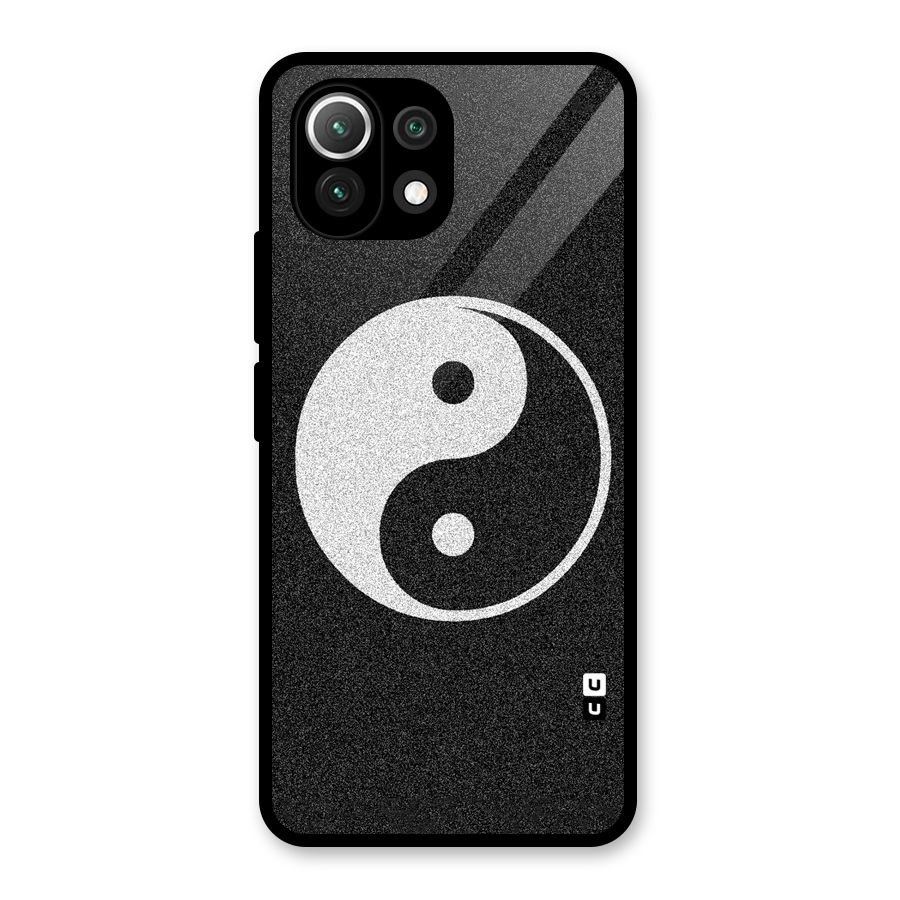 Peace Disorted Glass Back Case for Mi 11 Lite NE 5G