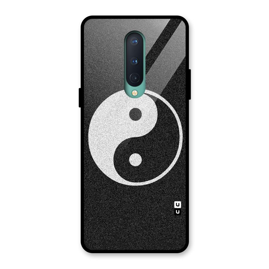 Peace Disorted Glass Back Case for OnePlus 8