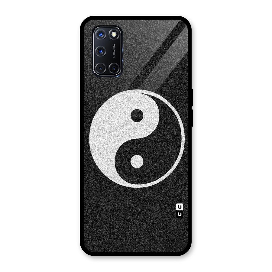 Peace Disorted Glass Back Case for Oppo A52
