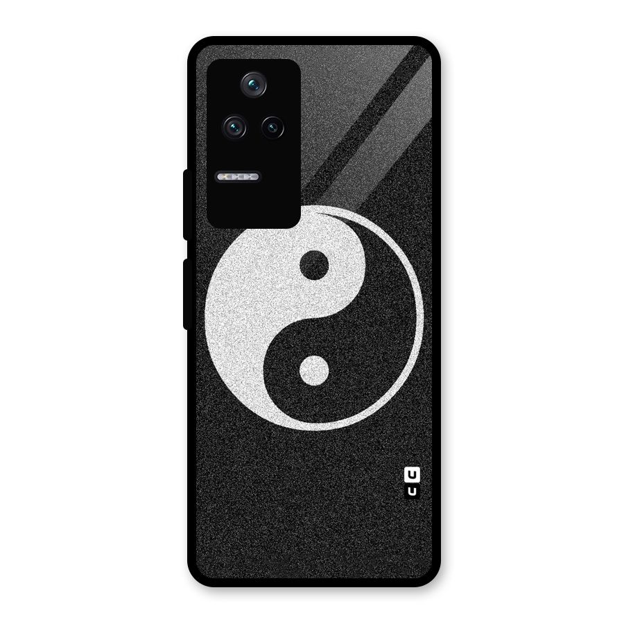 Peace Disorted Glass Back Case for Poco F4 5G