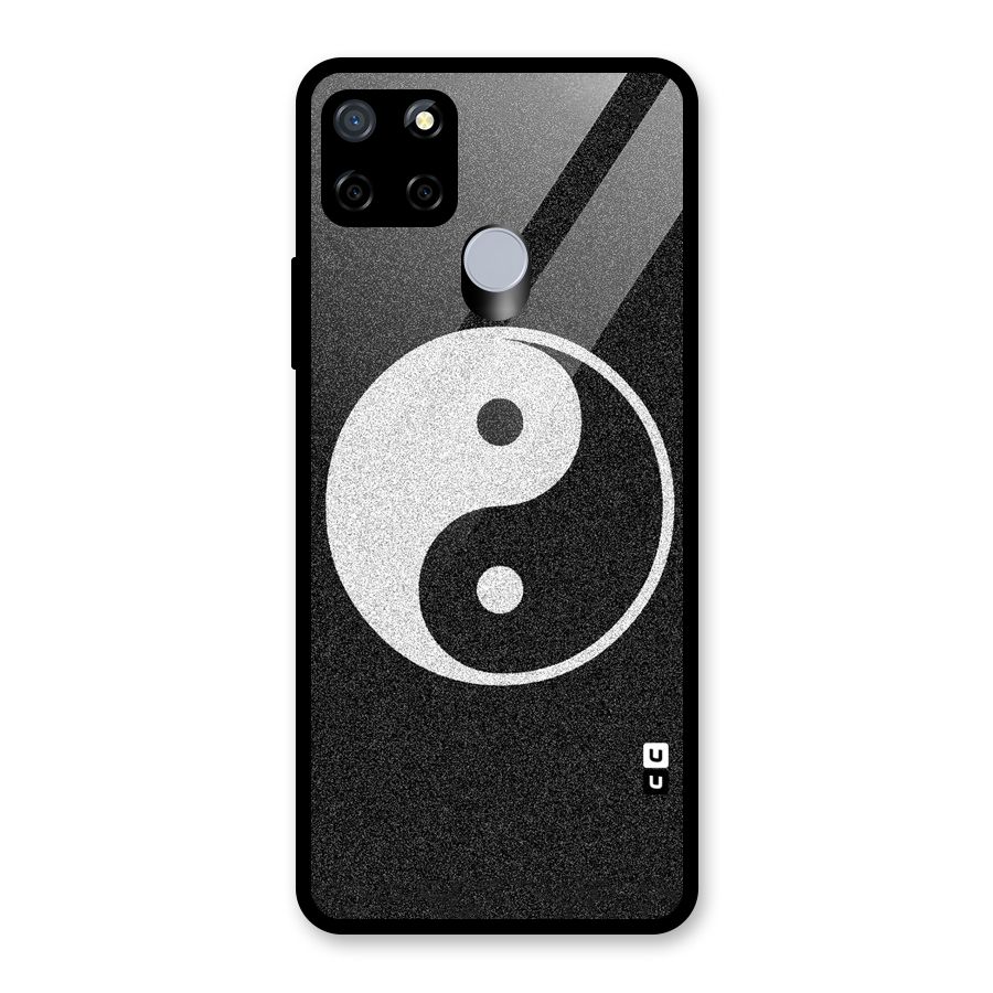 Peace Disorted Glass Back Case for Realme C12