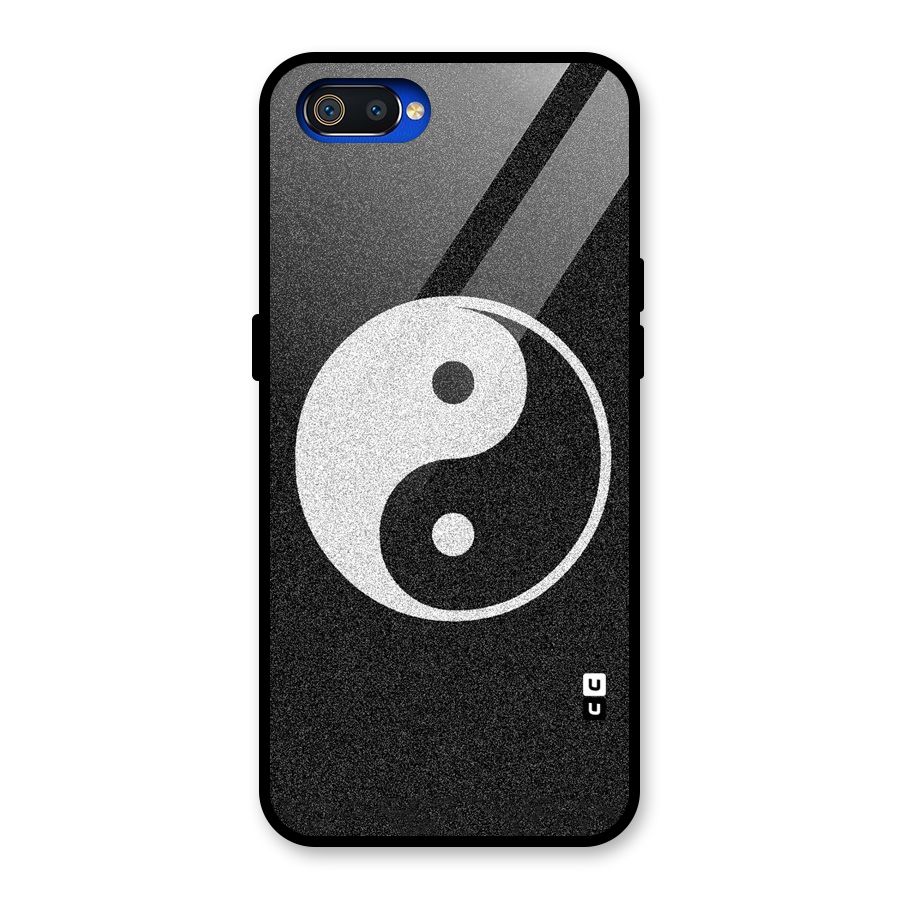 Peace Disorted Glass Back Case for Realme C2