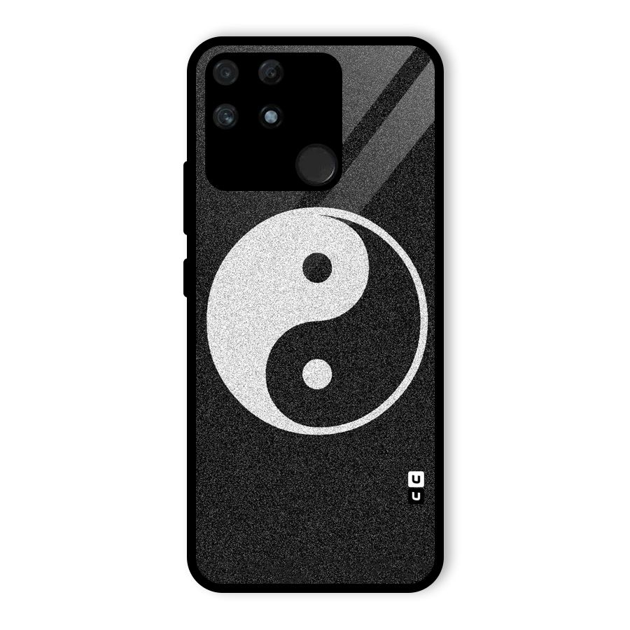 Peace Disorted Glass Back Case for Realme Narzo 50A