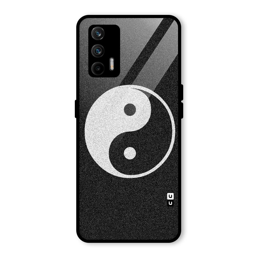 Peace Disorted Glass Back Case for Realme X7 Max