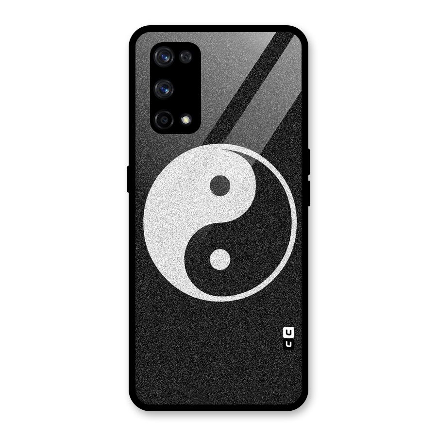 Peace Disorted Glass Back Case for Realme X7 Pro