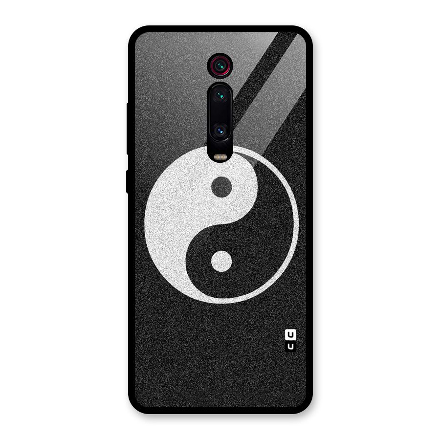 Peace Disorted Glass Back Case for Redmi K20