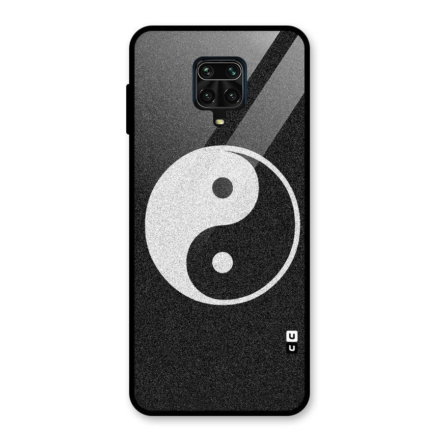 Peace Disorted Glass Back Case for Redmi Note 10 Lite