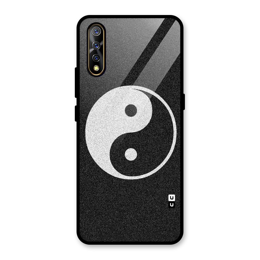Peace Disorted Glass Back Case for Vivo S1