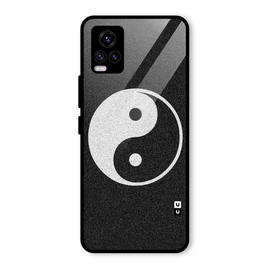 Peace Disorted Glass Back Case for Vivo V20