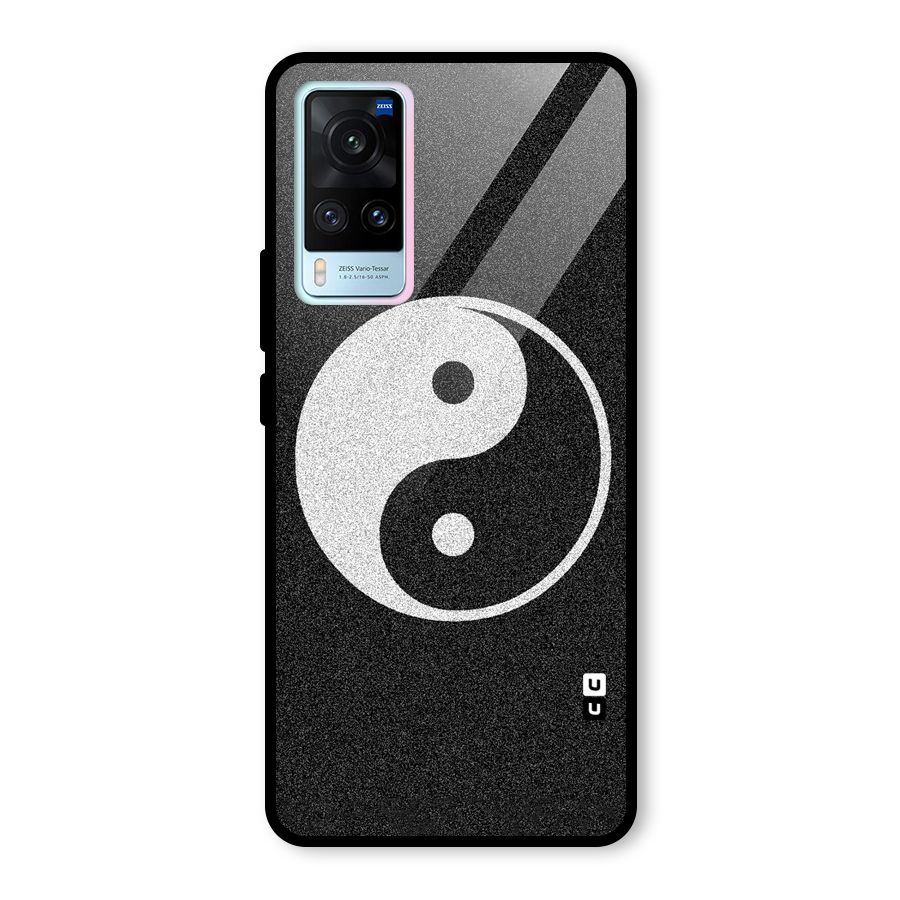 Peace Disorted Glass Back Case for Vivo X60