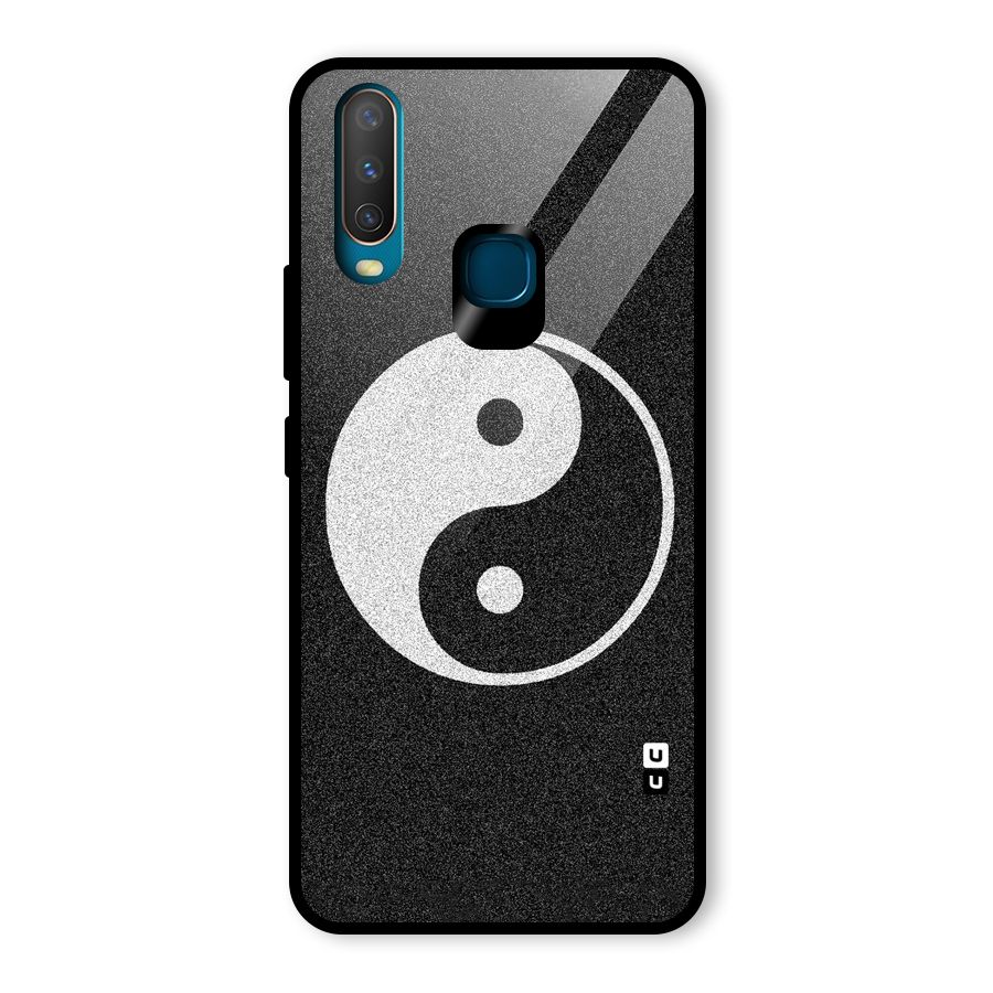 Peace Disorted Glass Back Case for Vivo Y17