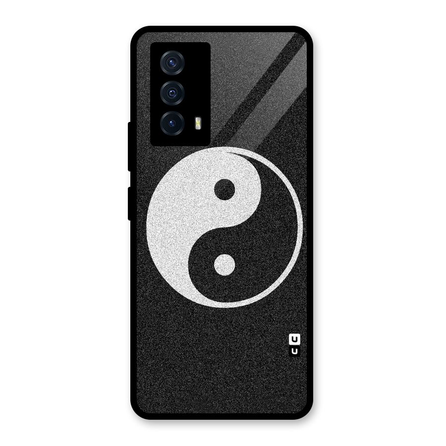 Peace Disorted Glass Back Case for Vivo iQOO Z5